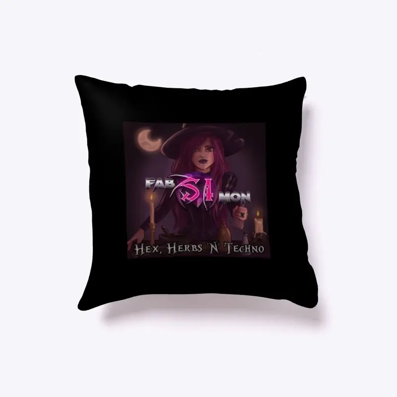 “Hex,Herbs ‘n’ Techno” Pillow