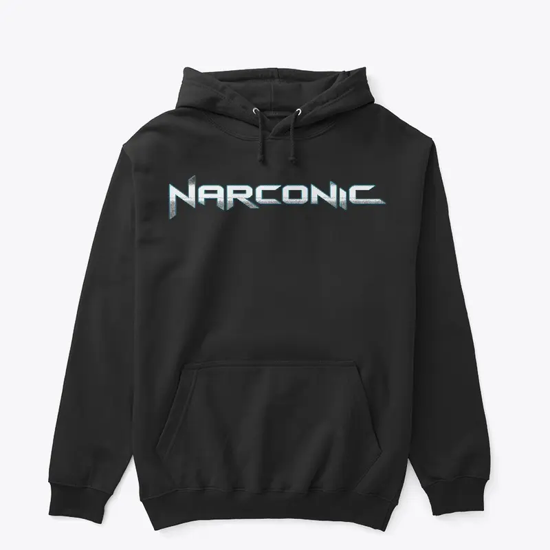 Narconic - Hoodie silver logo